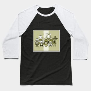 Undertale Ending Family Photo Baseball T-Shirt